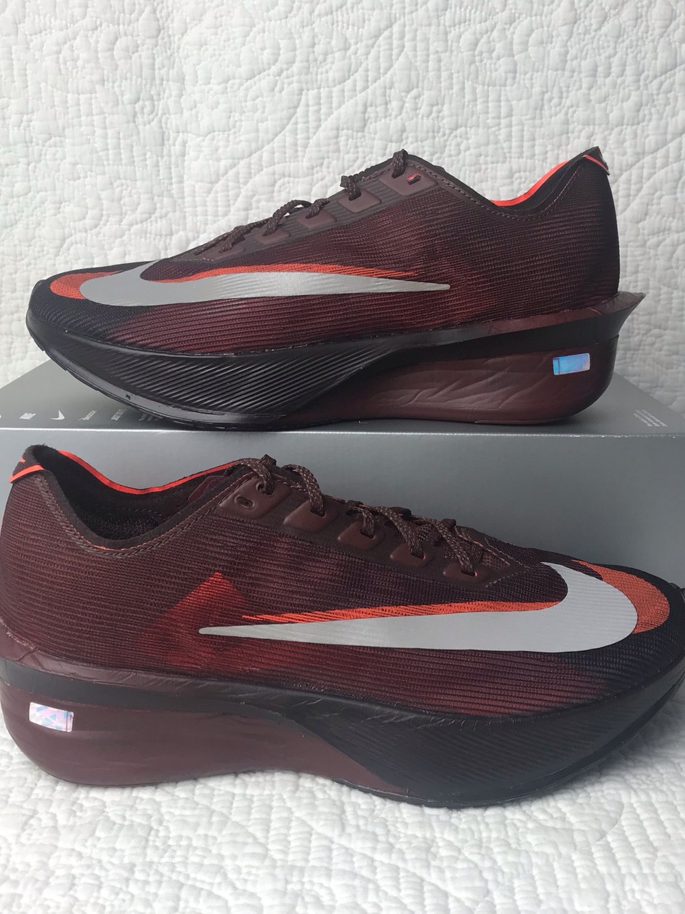Nike ZoomX Vaporfly Next% 4 x Renegade Shoes Men’s SZ 8 Brown Basalt IQ7313-200